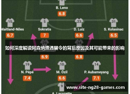 如何深度解读阿森纳遭遇禁令的背后原因及其可能带来的影响